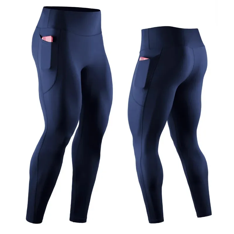 Profession Compression Pants Men High Waist Stretch Gym