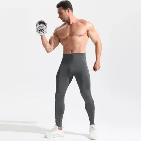 Profession Compression Pants Men High Waist Stretch Gym