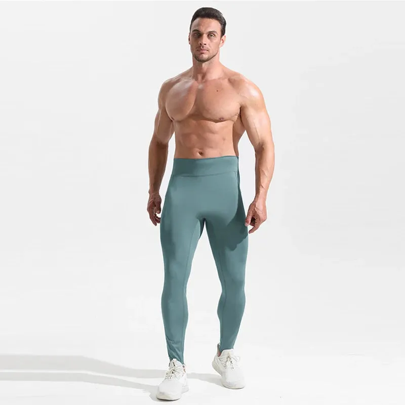 Profession Compression Pants Men High Waist Stretch Gym