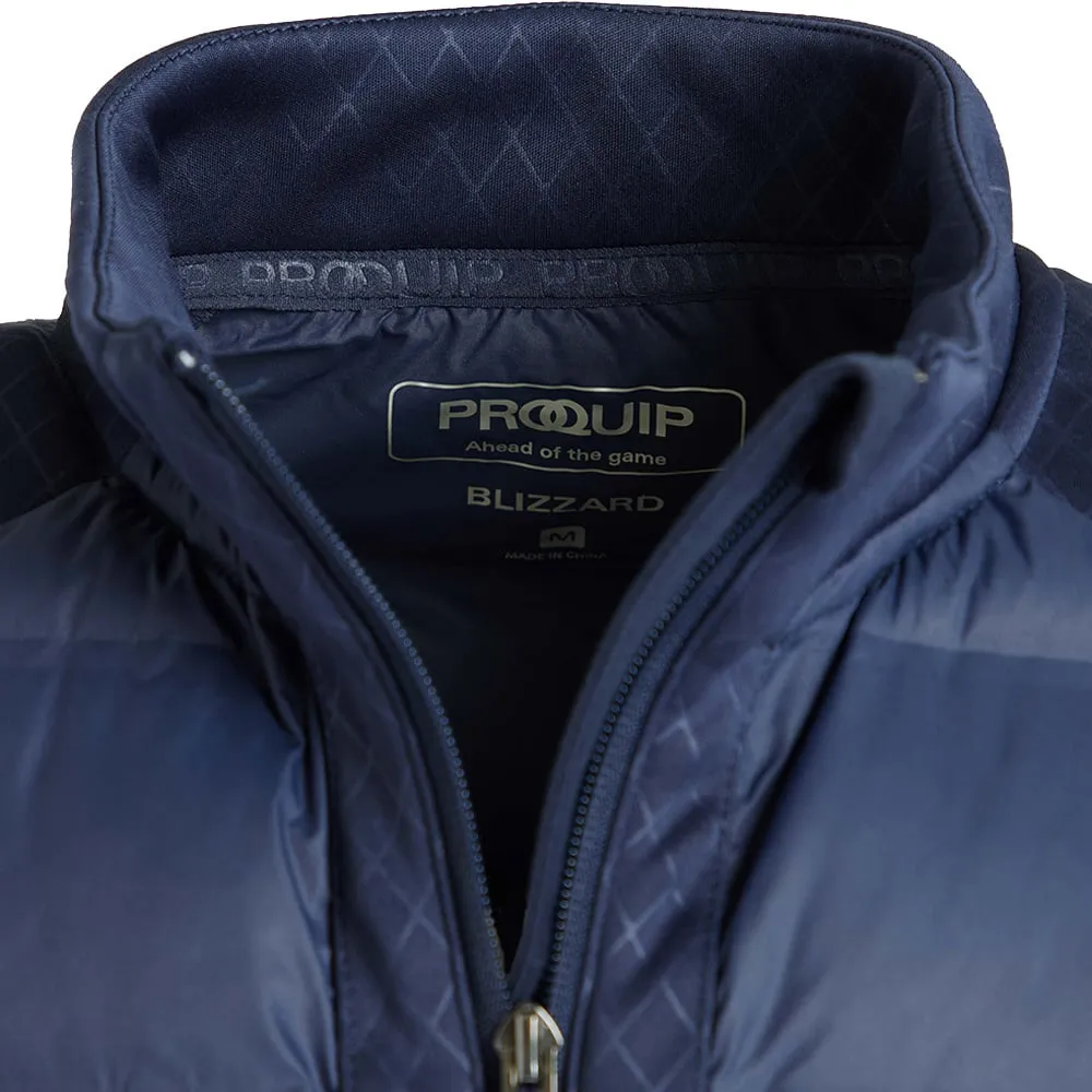 ProQuip Blizzard Quilt Puffer Gilet - Navy