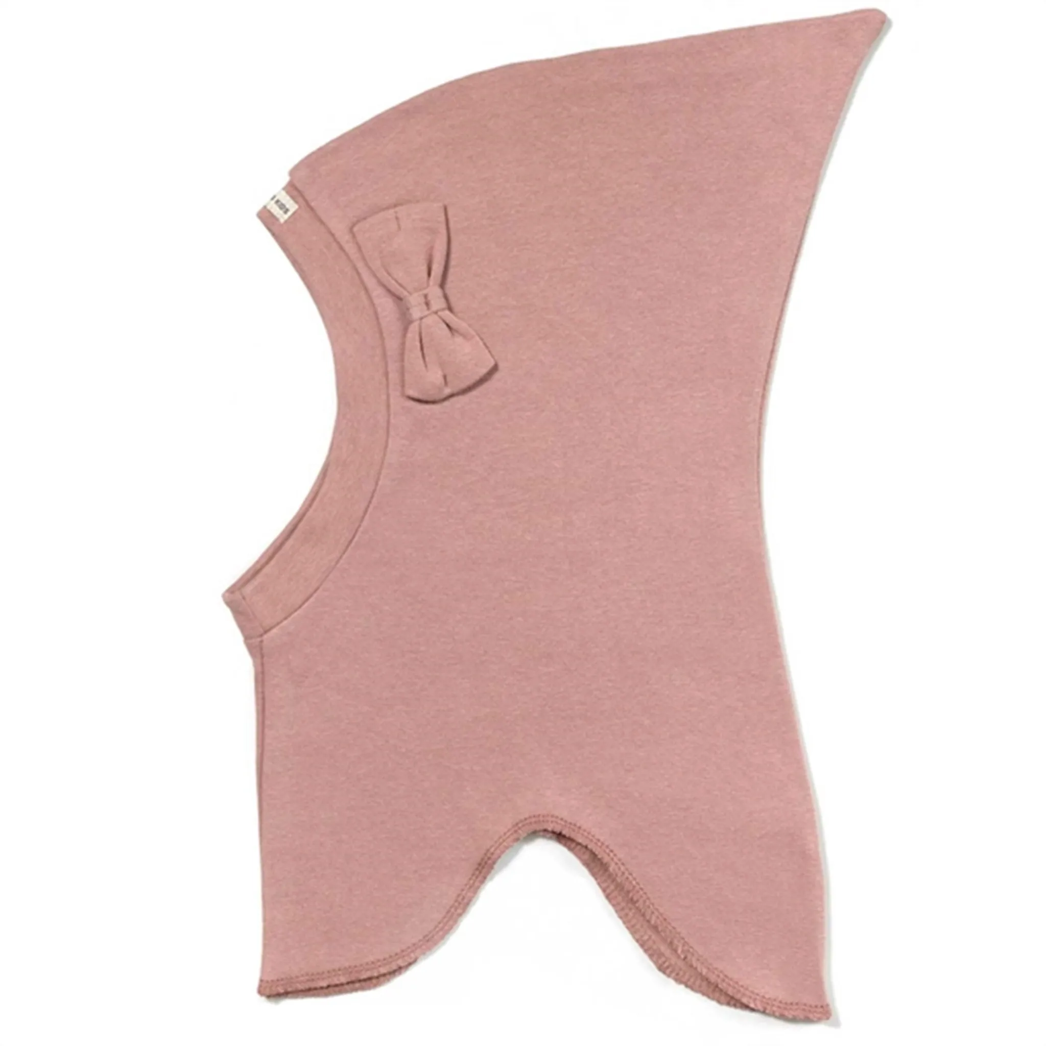 Racing Kids Top Balaclava Bow 1-layer Dusty Rose