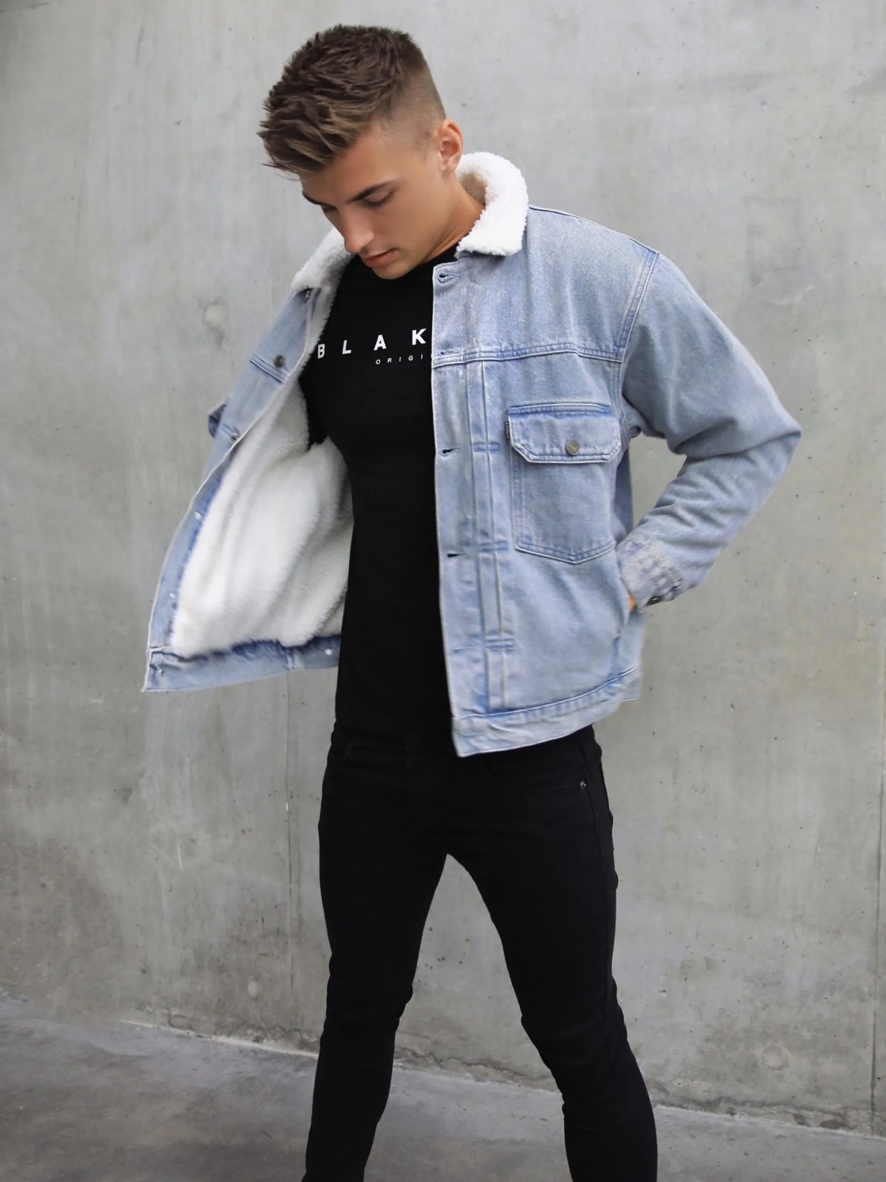 Raleigh Denim Jacket - Light Blue