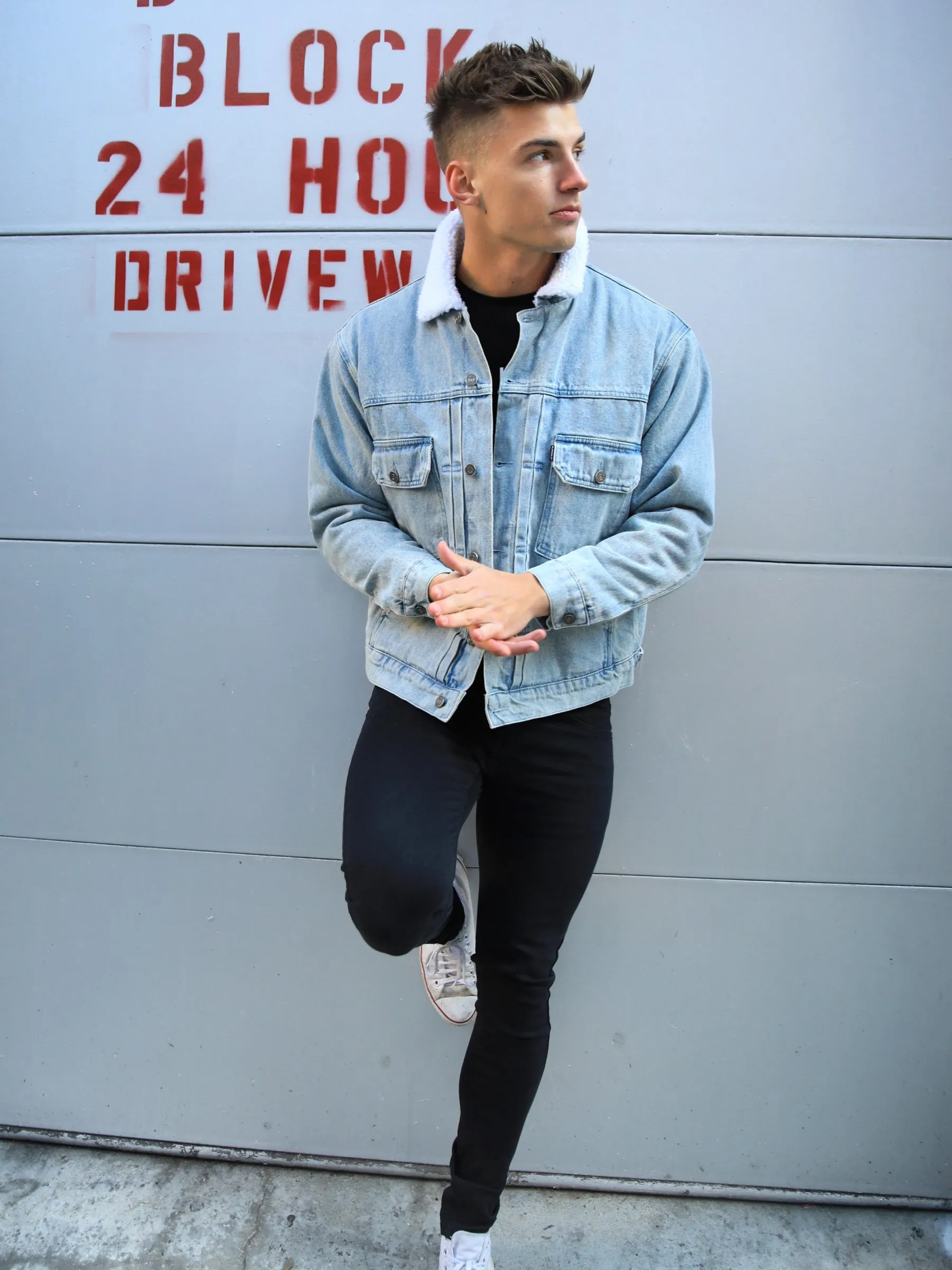 Raleigh Denim Jacket - Light Blue