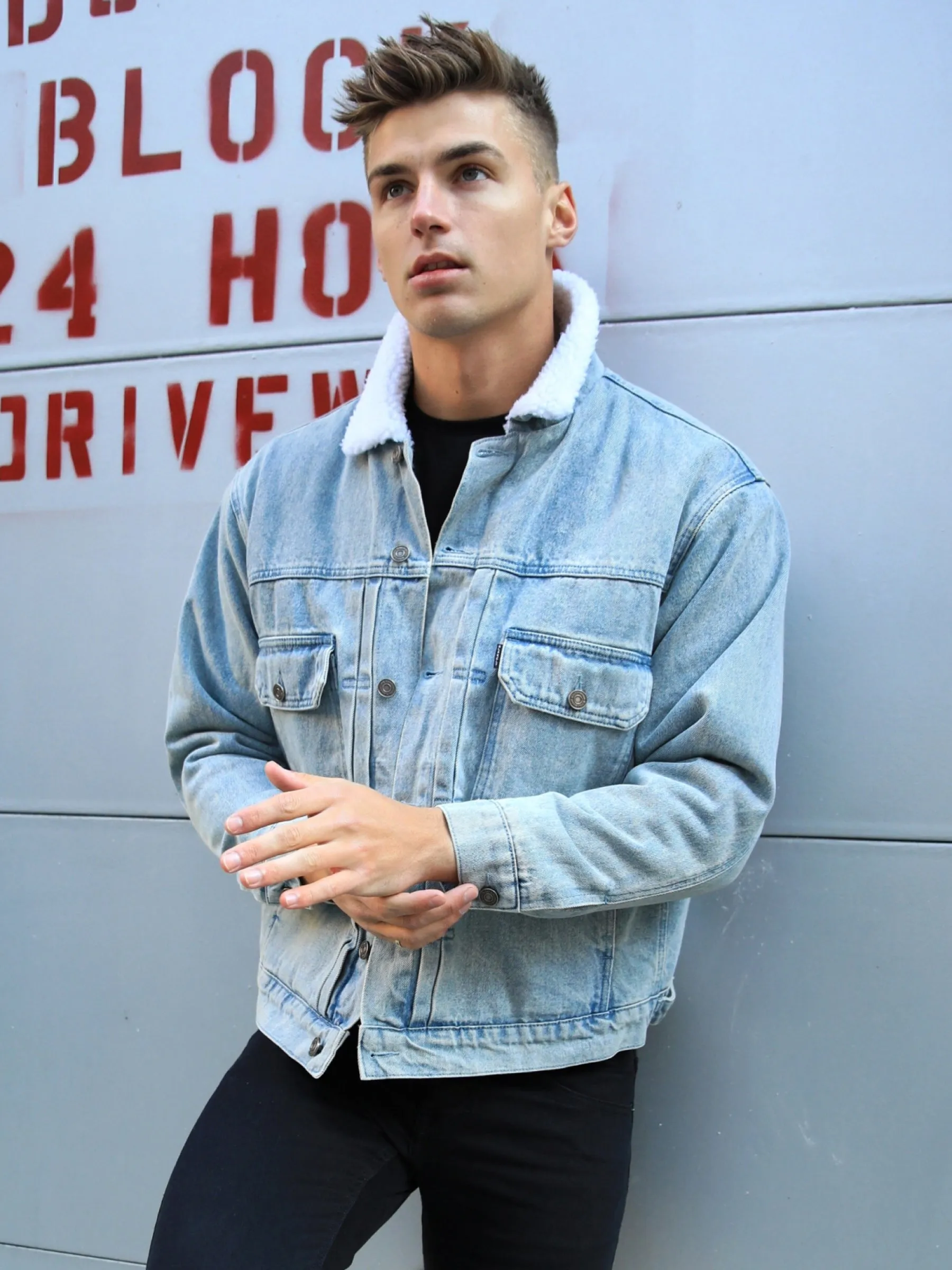 Raleigh Denim Jacket - Light Blue