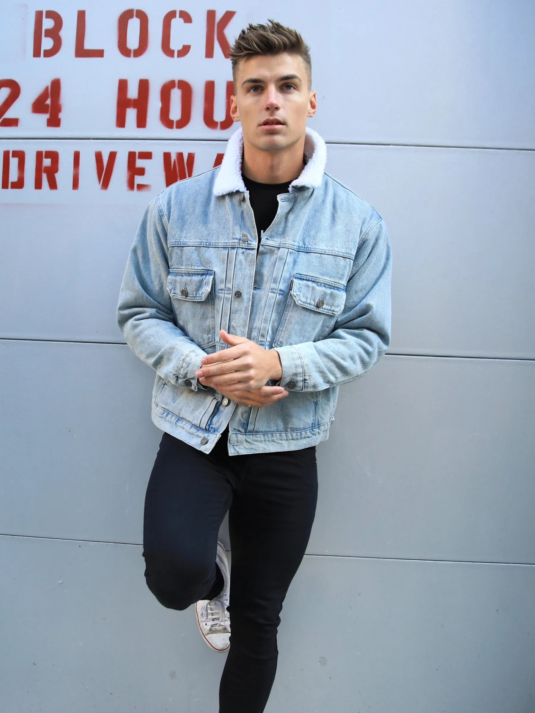 Raleigh Denim Jacket - Light Blue