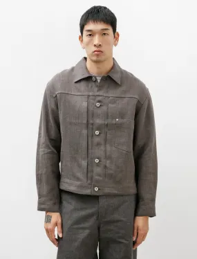 Range Jacket Belgian Linen Lead