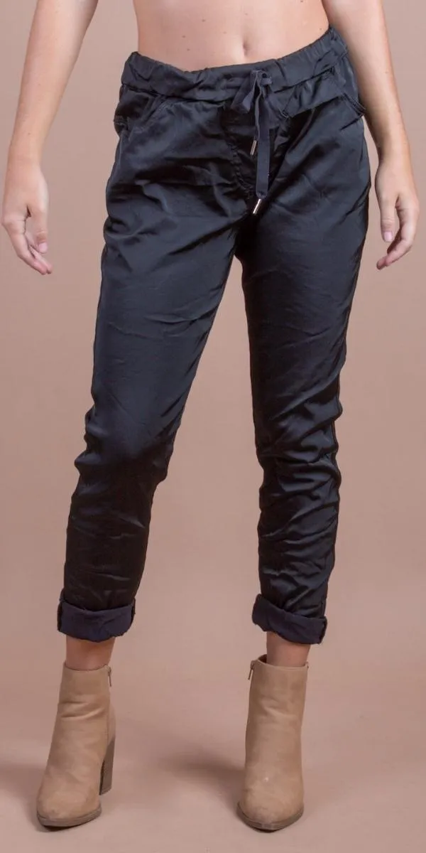 Raso Tie-Waist Pants