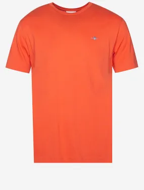 Regular Shield Short Sleeve T-Shirt Burnt Orange