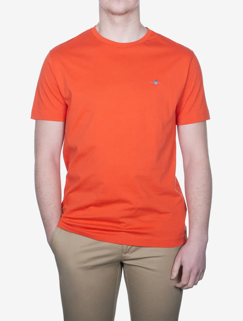 Regular Shield Short Sleeve T-Shirt Burnt Orange