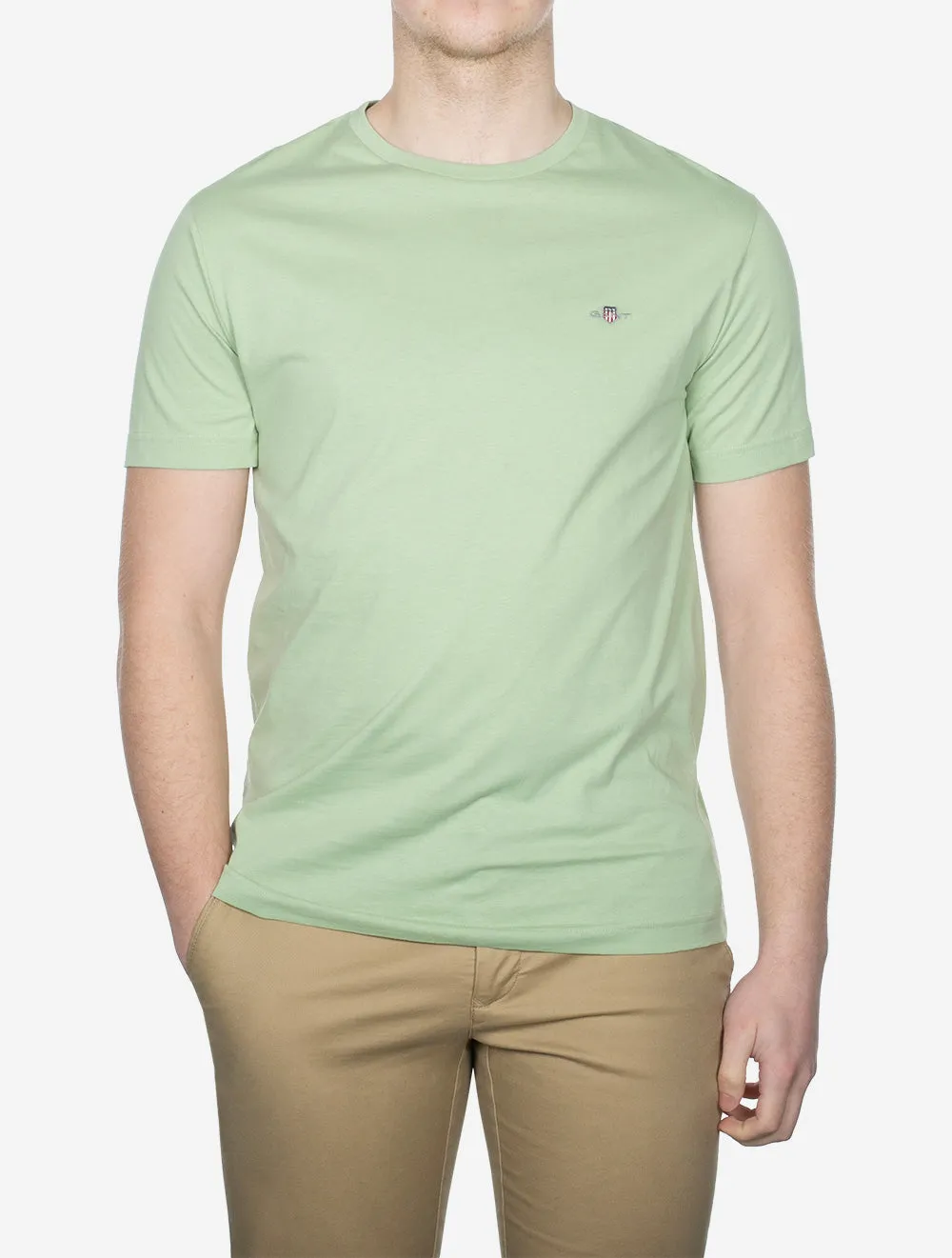 Regular Shield Short Sleeve T-Shirt Milky Matcha