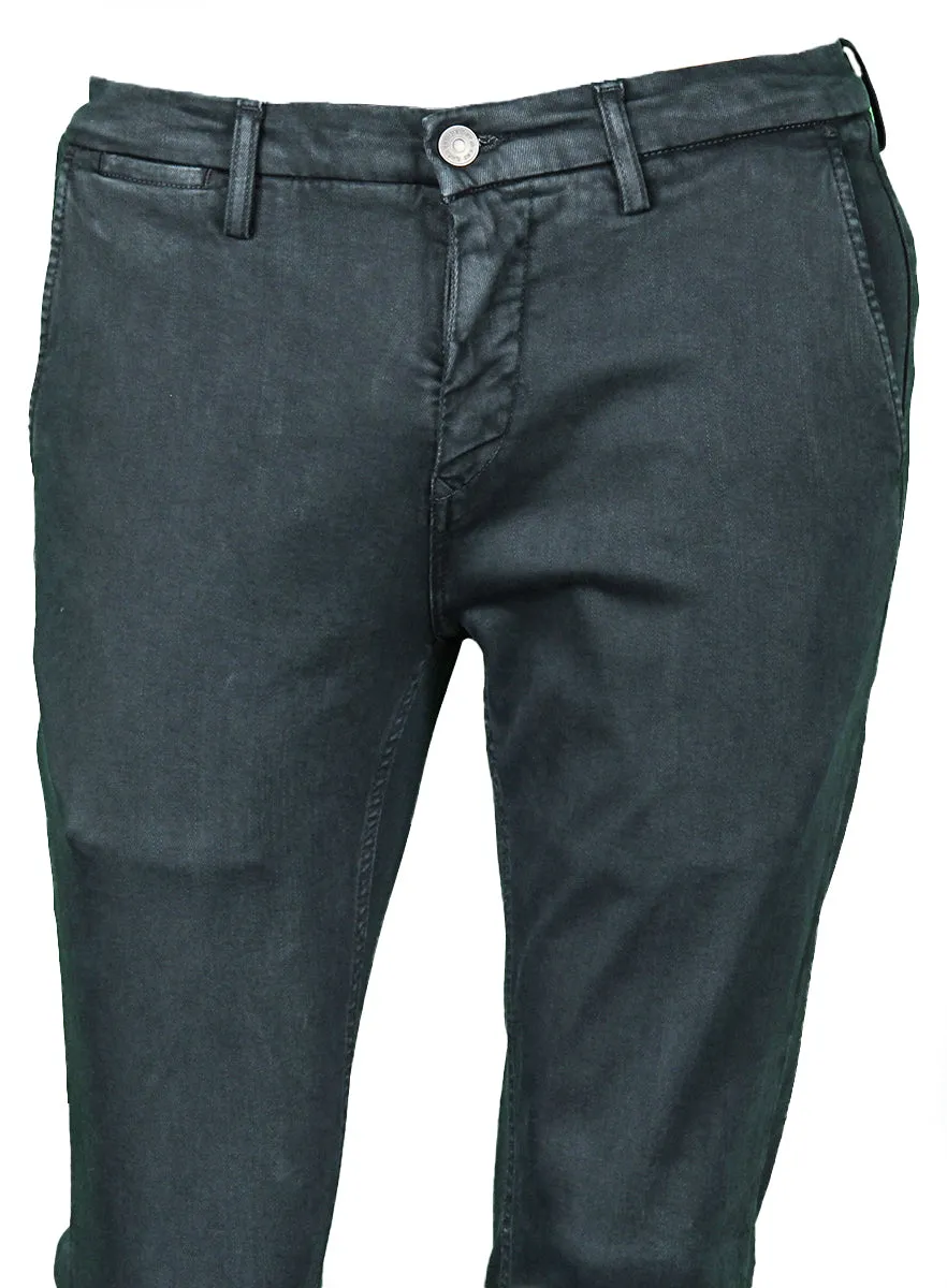 Replay Jaan Hyperflex Chinos Navy Green Wash For Men