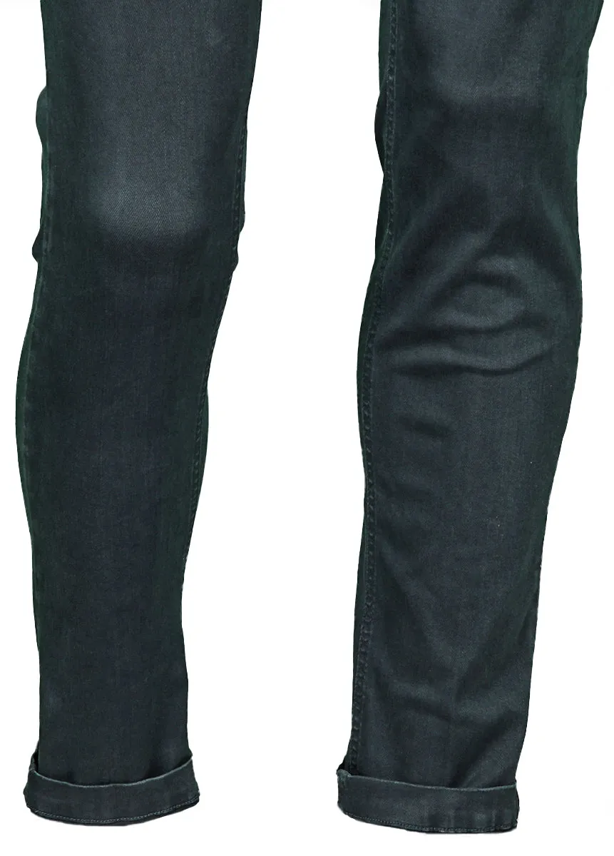 Replay Jaan Hyperflex Chinos Navy Green Wash For Men