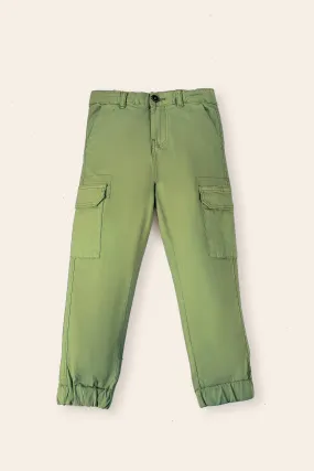 Ribbed Hem Chinos