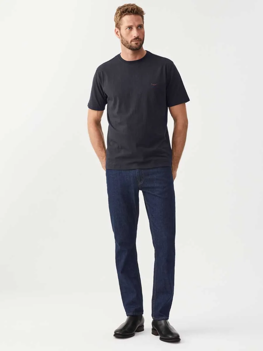 RM WILLIAMS Parson T-Shirt - Men's Crew Neck - Navy