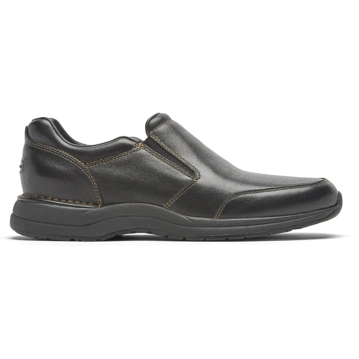 ROCKPORT MEN'S EDGE HILL 2 DOUBLE GORE SLIP-ON - BLACK