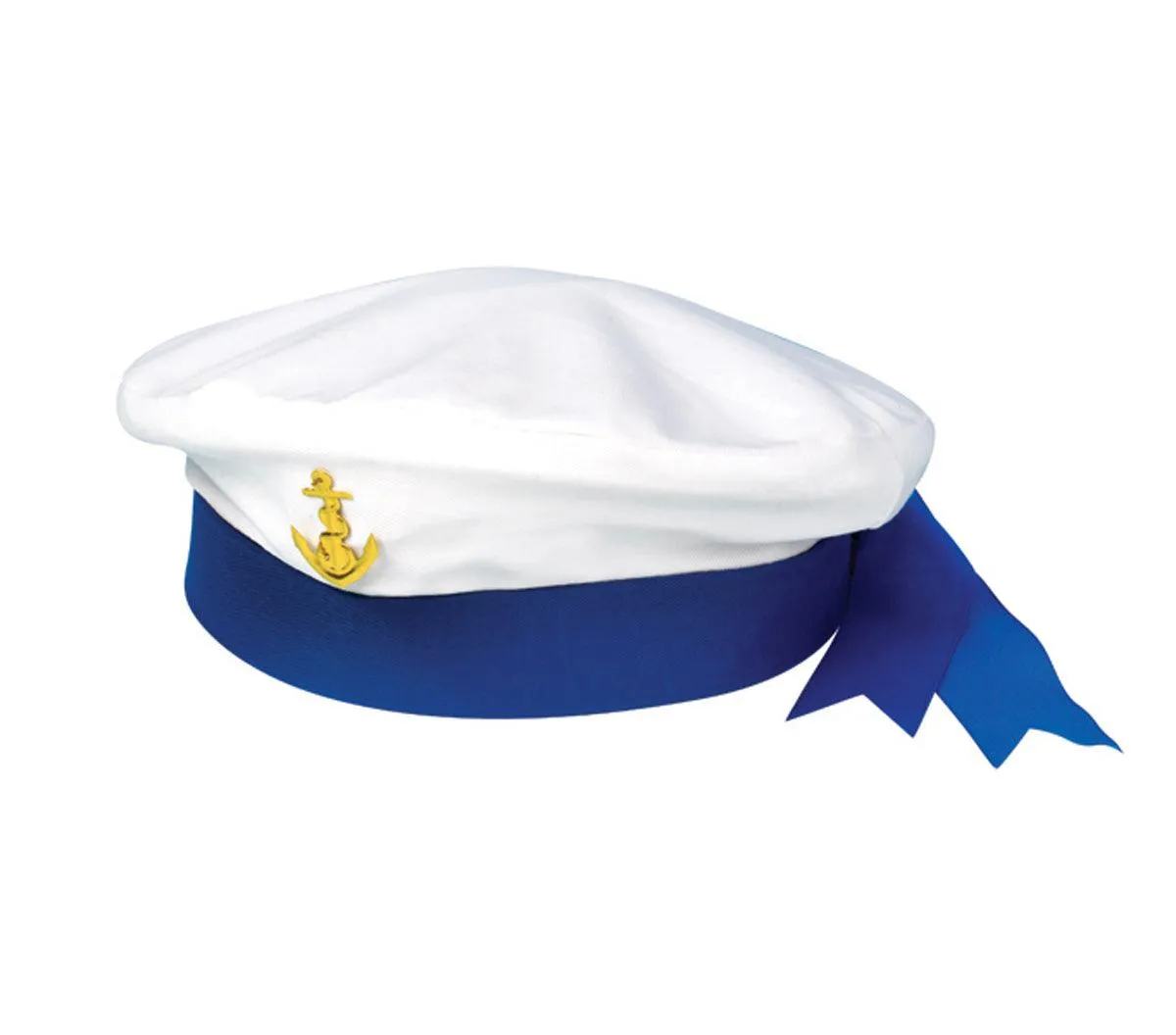 Sailor Boy Naval Officer Sea Sailor Uniform T-Shirt with Blue Ribbon Hat Marine Navy Fancy Dress