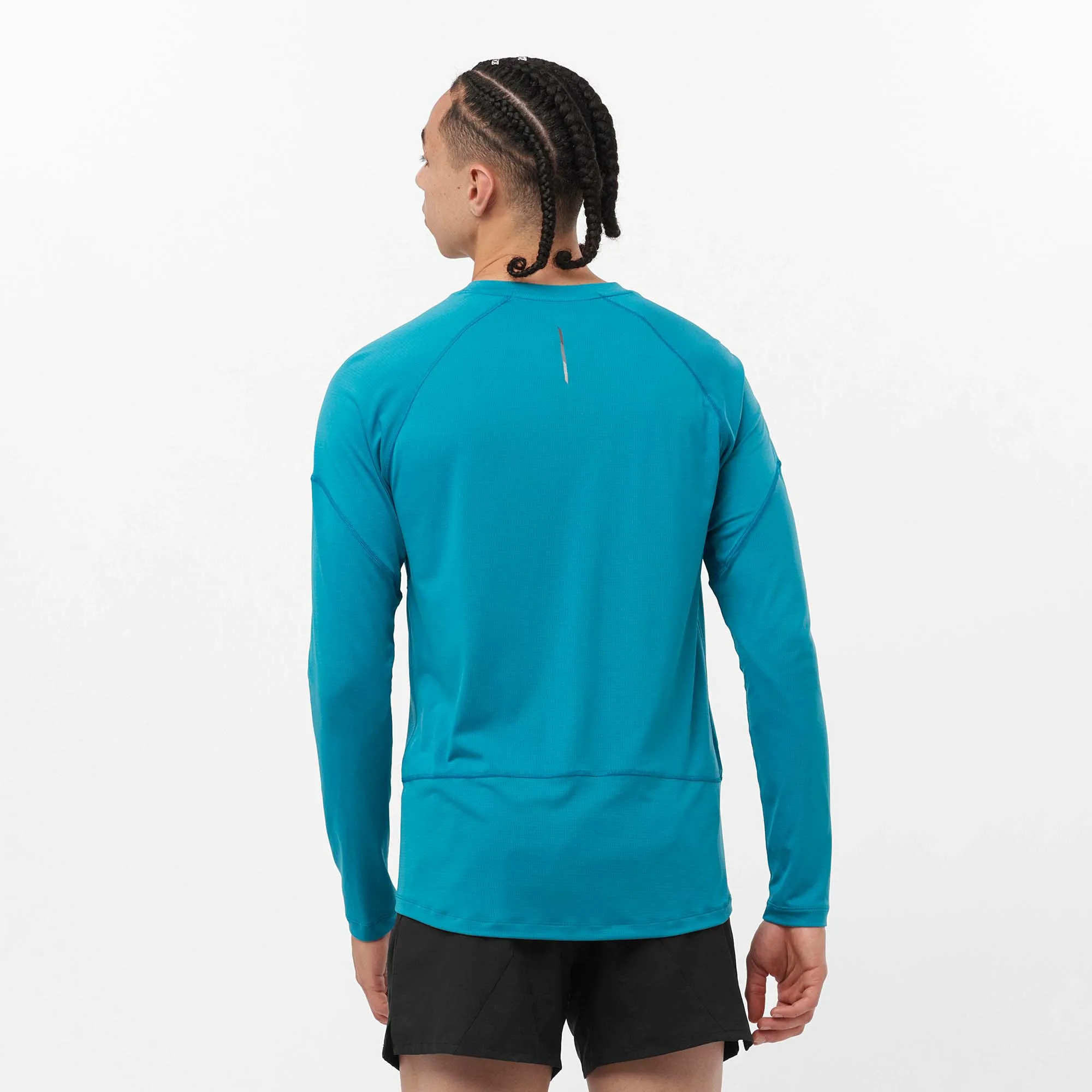 Salomon | Men's Cross Run Long Sleeve T-Shirt - Tahitian Tide