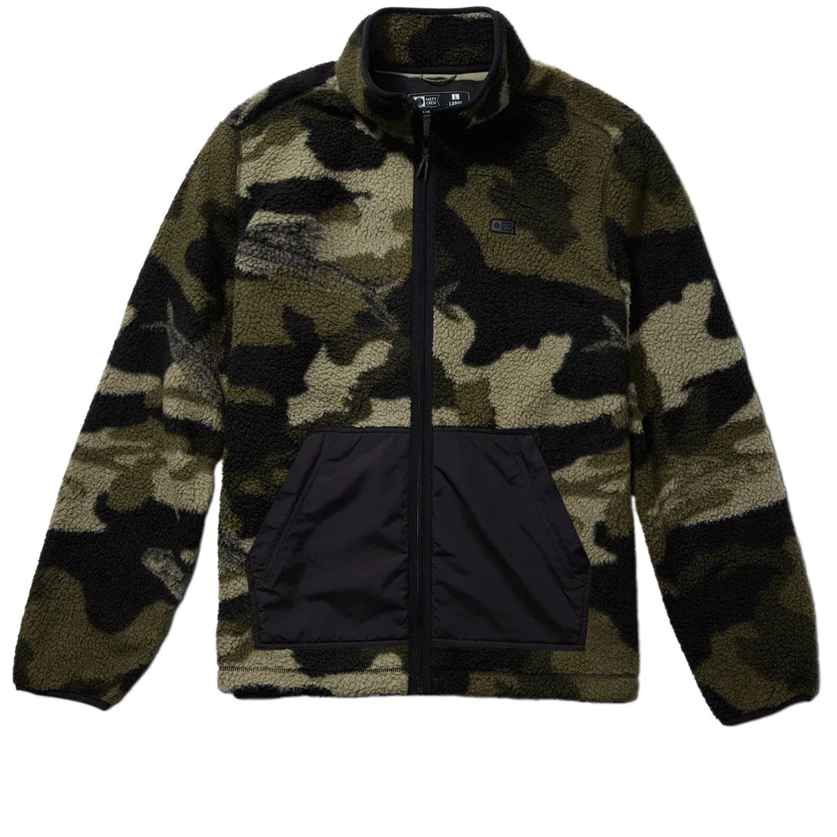 Salty Crew Swellter Sherpa Zip Jacket - Camo