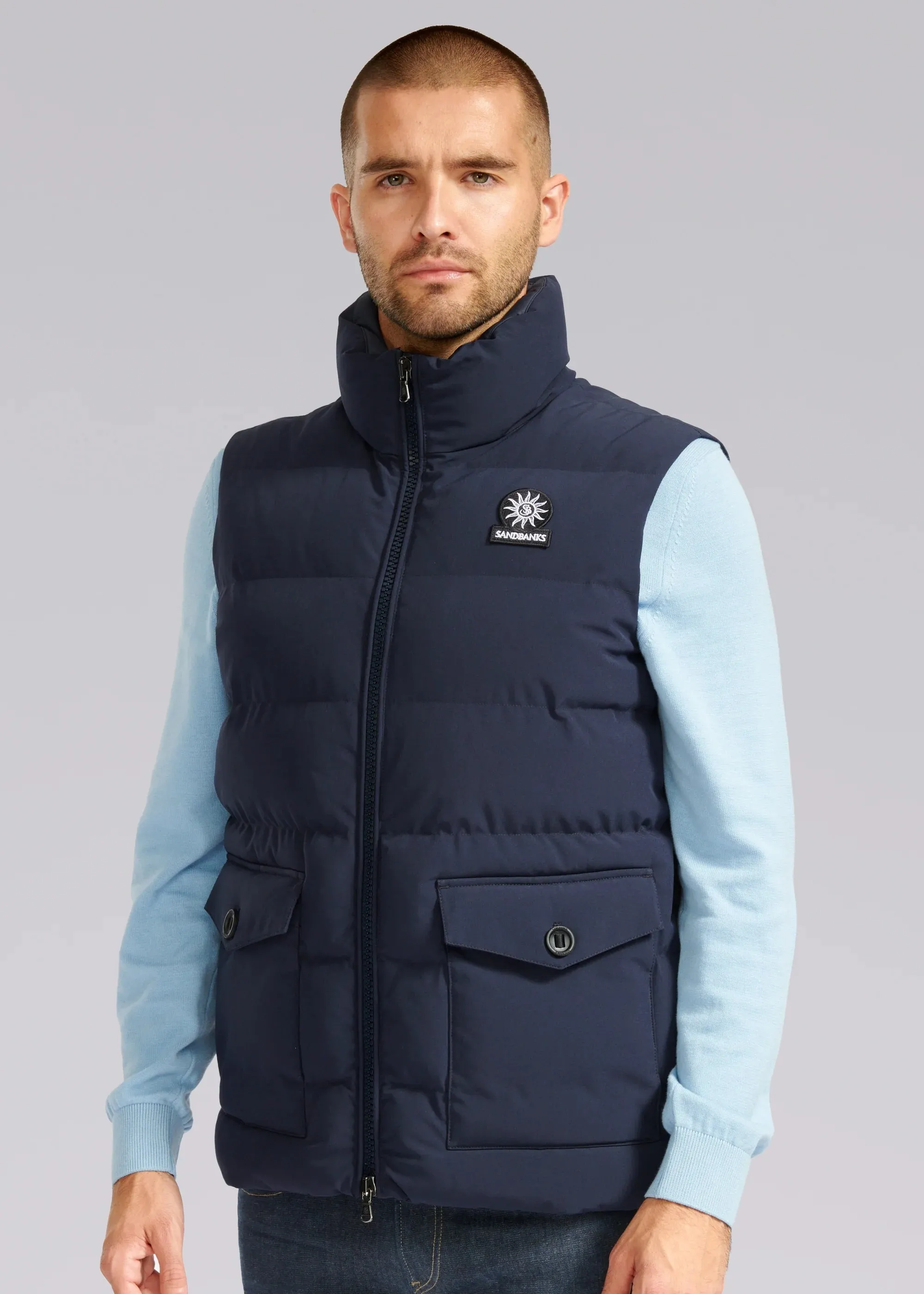 Sandbanks Explorer Gilet in Navy