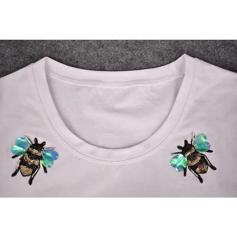 Sequin Bee Shirt-ADORABLE and Classy for the Ladies!