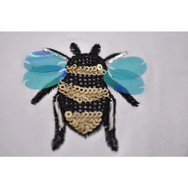 Sequin Bee Shirt-ADORABLE and Classy for the Ladies!