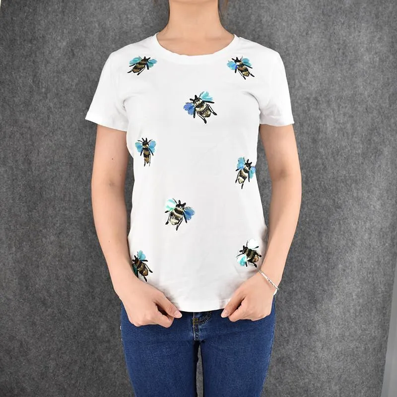 Sequin Bee Shirt-ADORABLE and Classy for the Ladies!