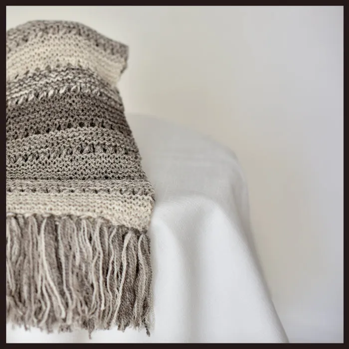 'Six Shades of Grey' Scarf Knitting Kit