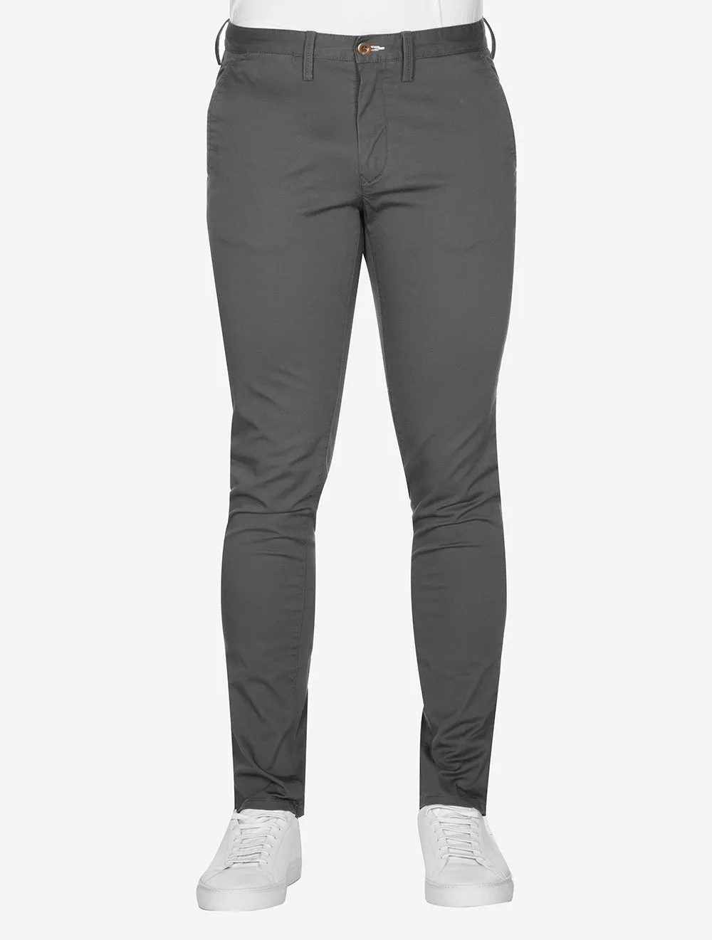 Slim Twill Chinos Antracite