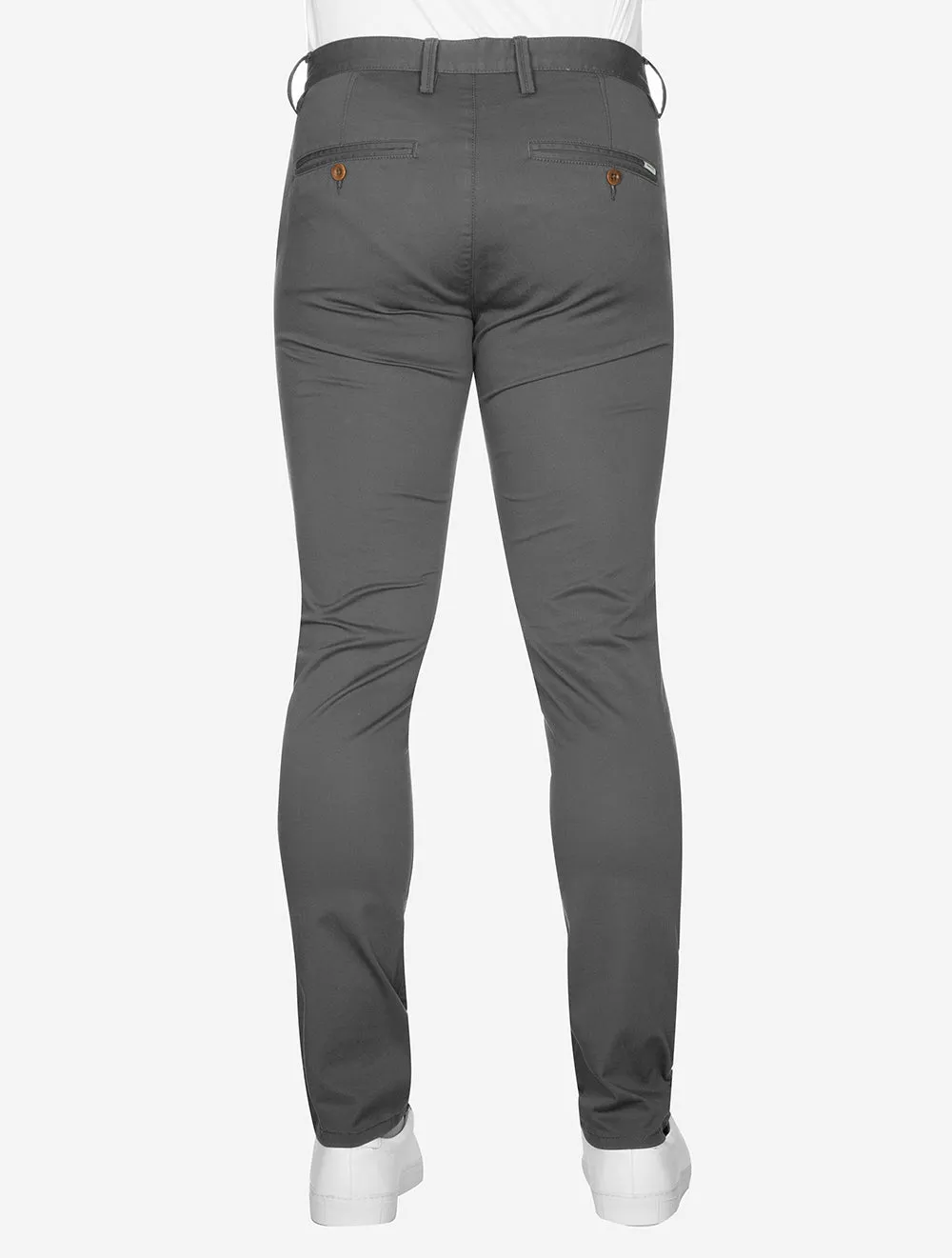 Slim Twill Chinos Antracite