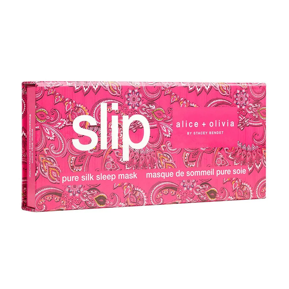 Slip silk sleep mask - Spring Paisley