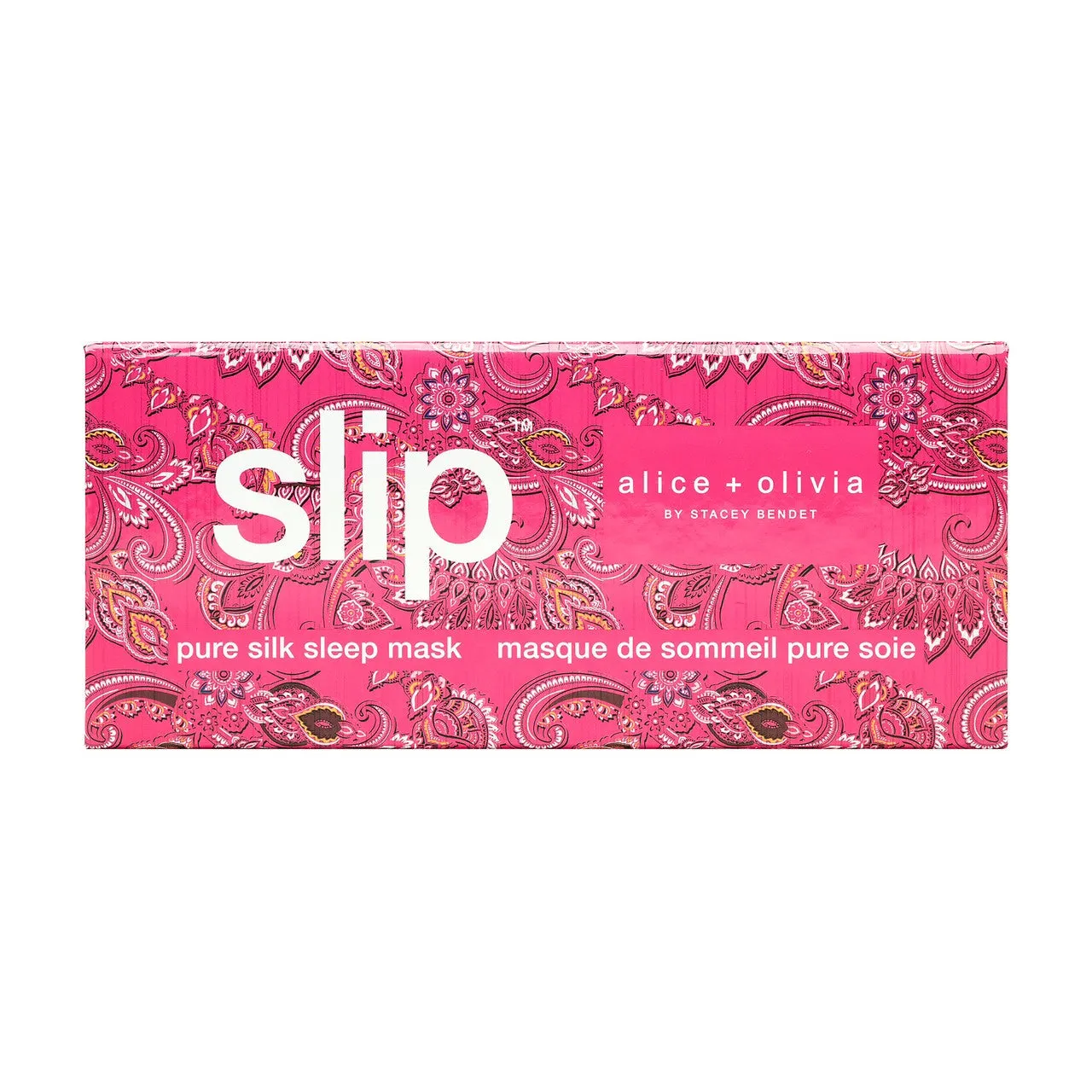 Slip silk sleep mask - Spring Paisley