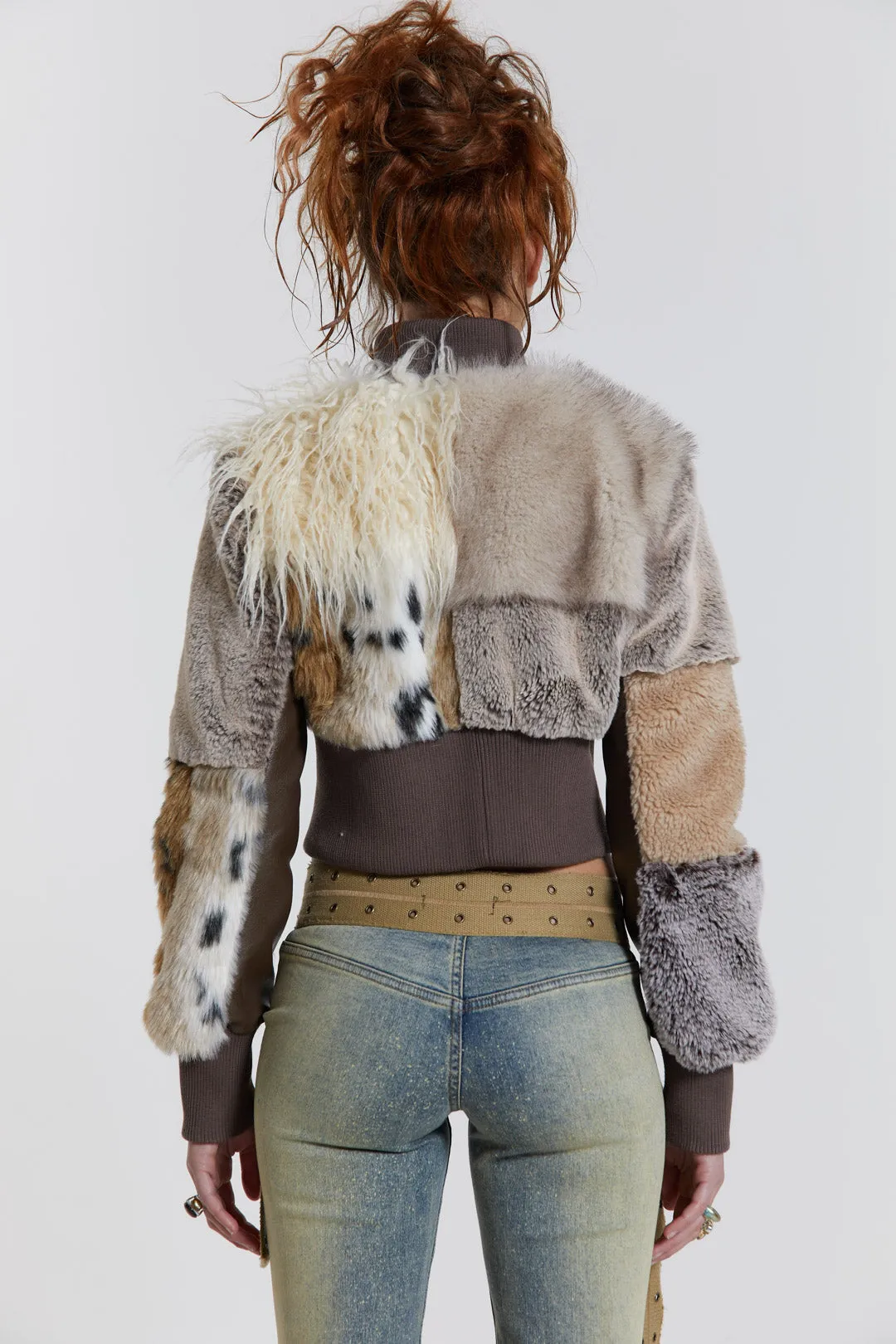 Soho Faux Fur Bomber Jacket