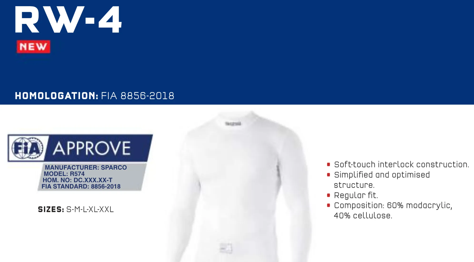 Sparco RW-4 Nomex Fireproof Shirt