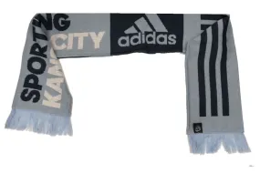 Sporting KC Kansas City MLS Adidas Team Colors Acrylic Knit Scarf with Tassles