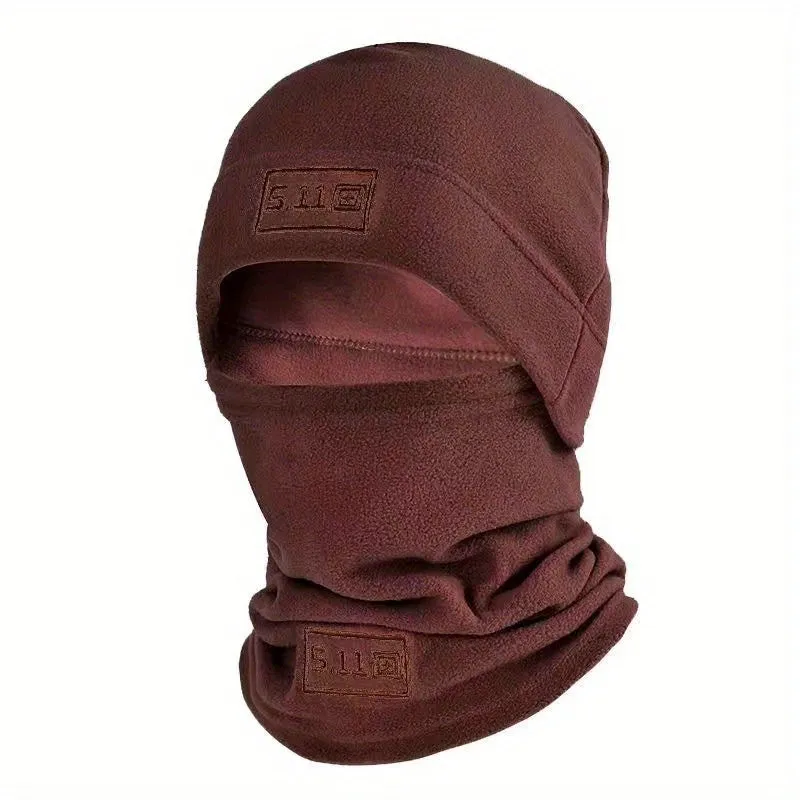 Stay Warm And Protected: Polar Fleece Balaclava Hood Face Mask For Cycling, Skiing, And Training