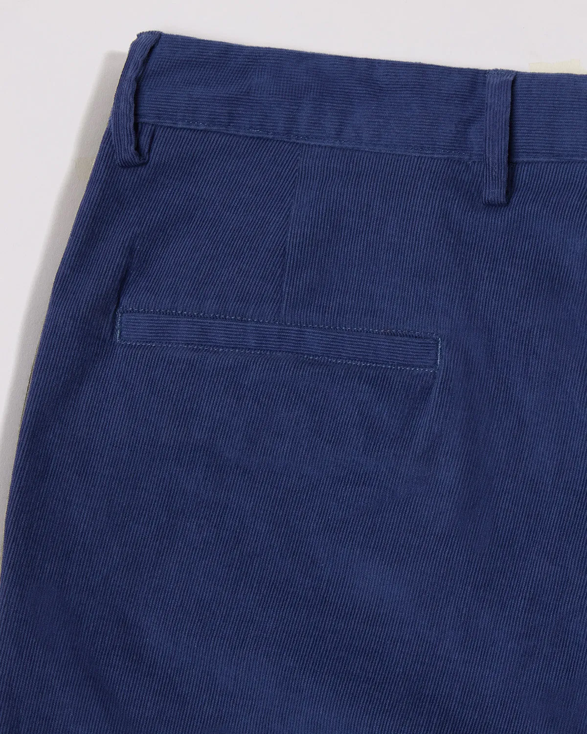 Stretch Corduroy Chinos - Blue