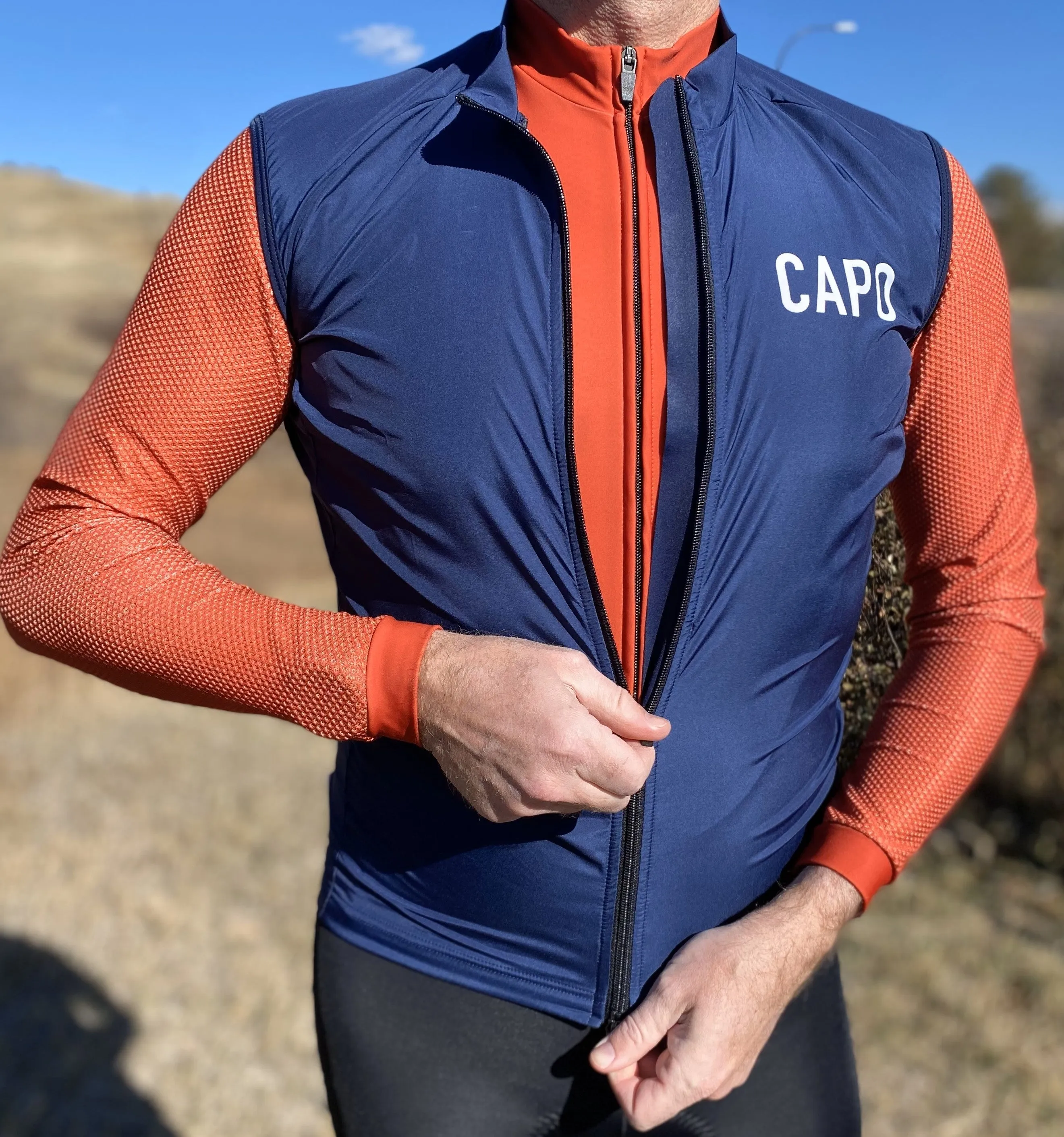 Super Corsa Wind Vest Navy