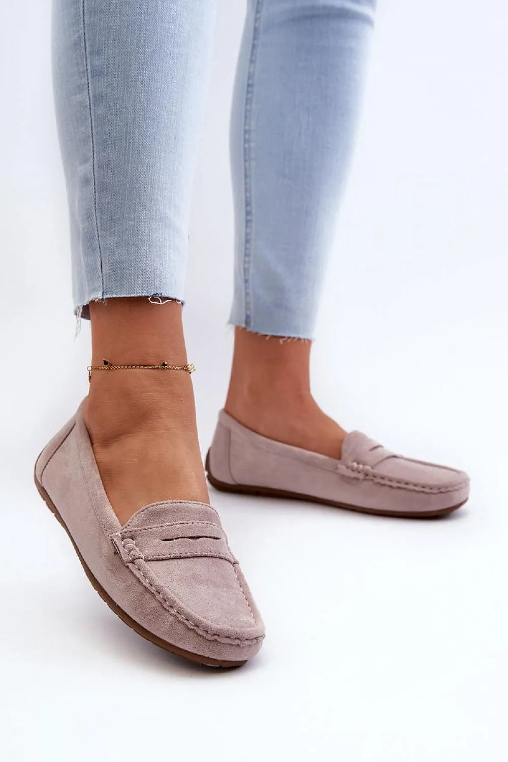 TEEK - Violet Soft Strap Top Mocassin Loafers