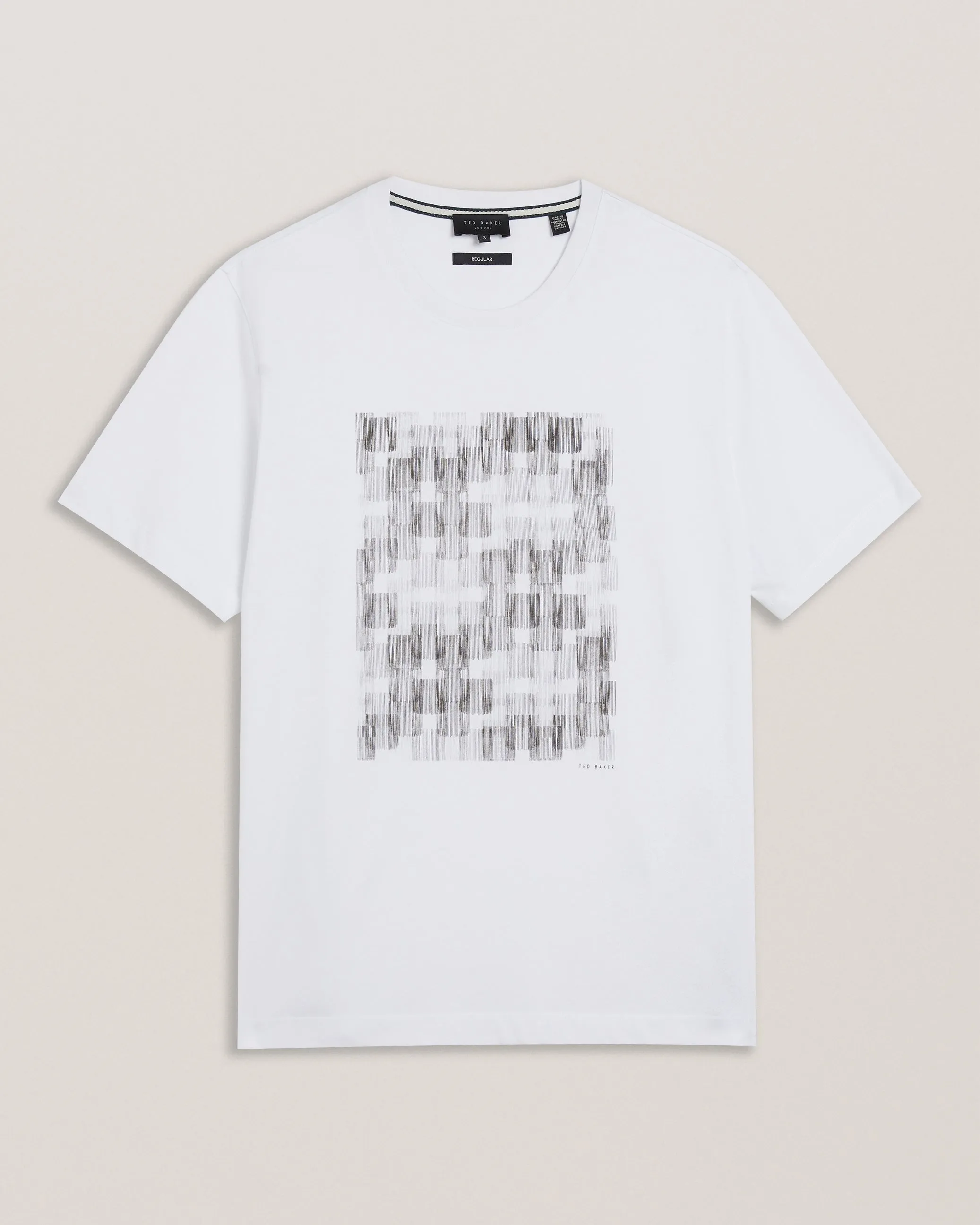 Tessman Ss Box Printed T-Shirt White