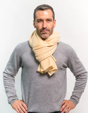 The Soft Cashmere Scarf in Sand