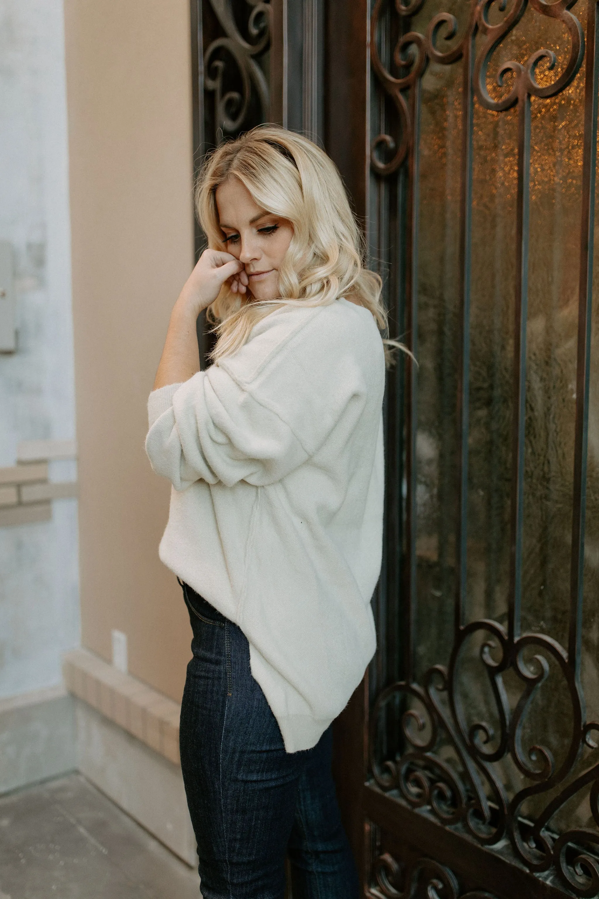 The Sweater Weather Pullover by Free People - Marzipan