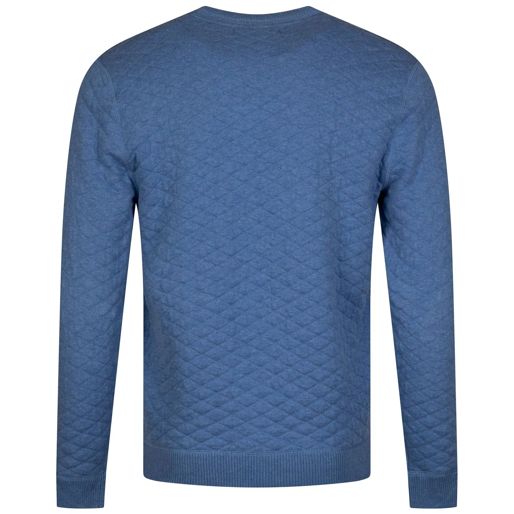 The Ward Crewneck Sweater Heathered Oxford - SS24