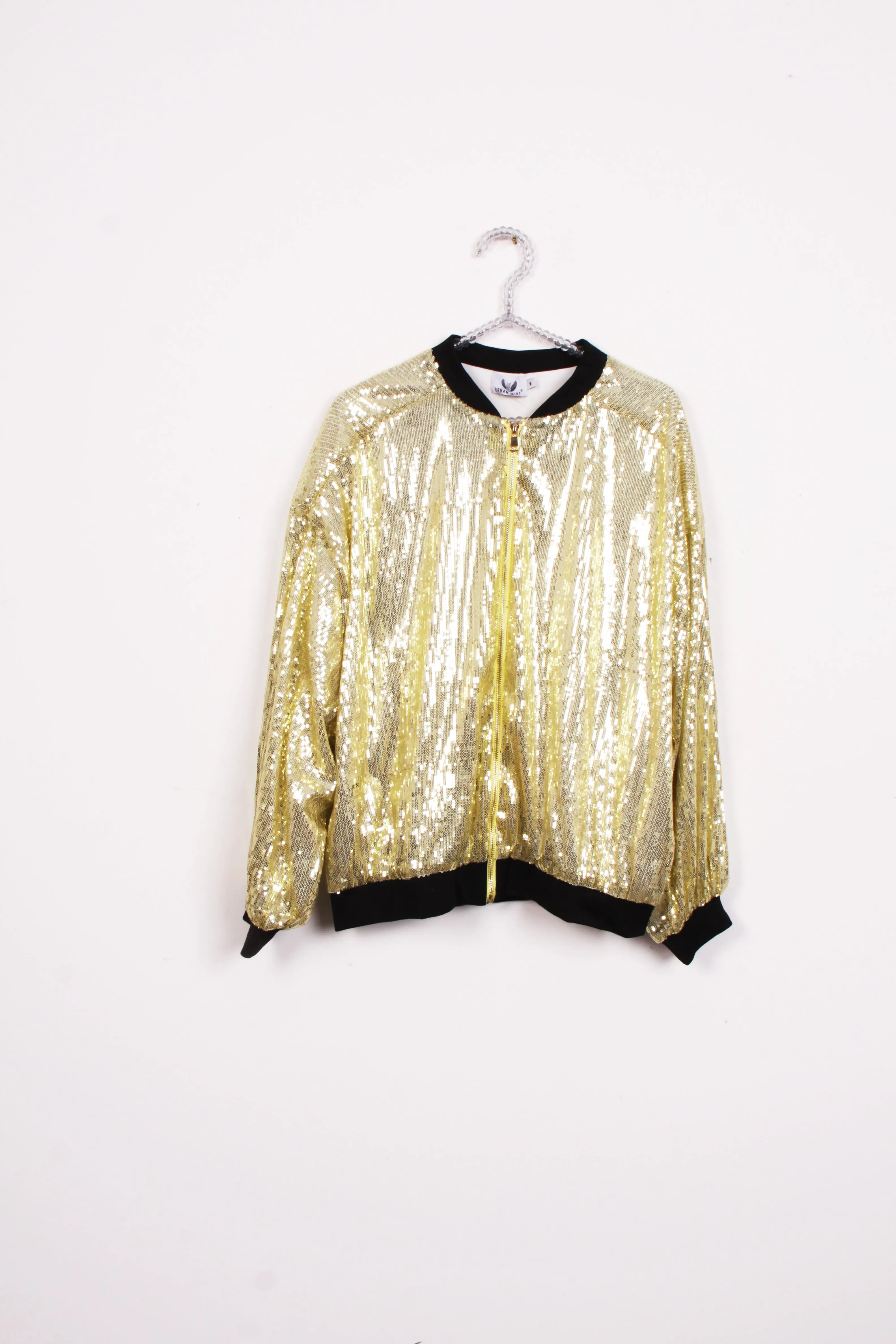 Urban Mist Sequin Metallic Edge to Edge Jacket