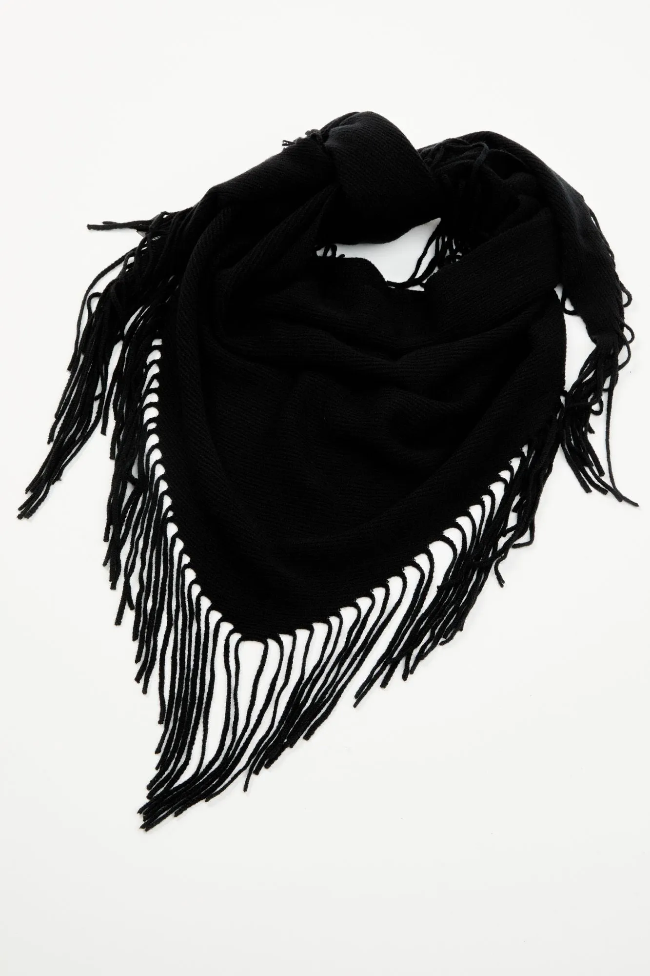 Vera Fringe Knit Scarf