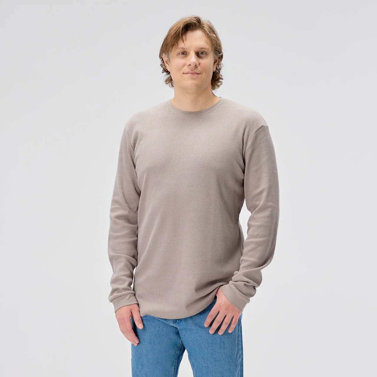 Waffle Knit Thermal Long Sleeve