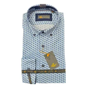 White Label Printed Shirt -Blue/Navy