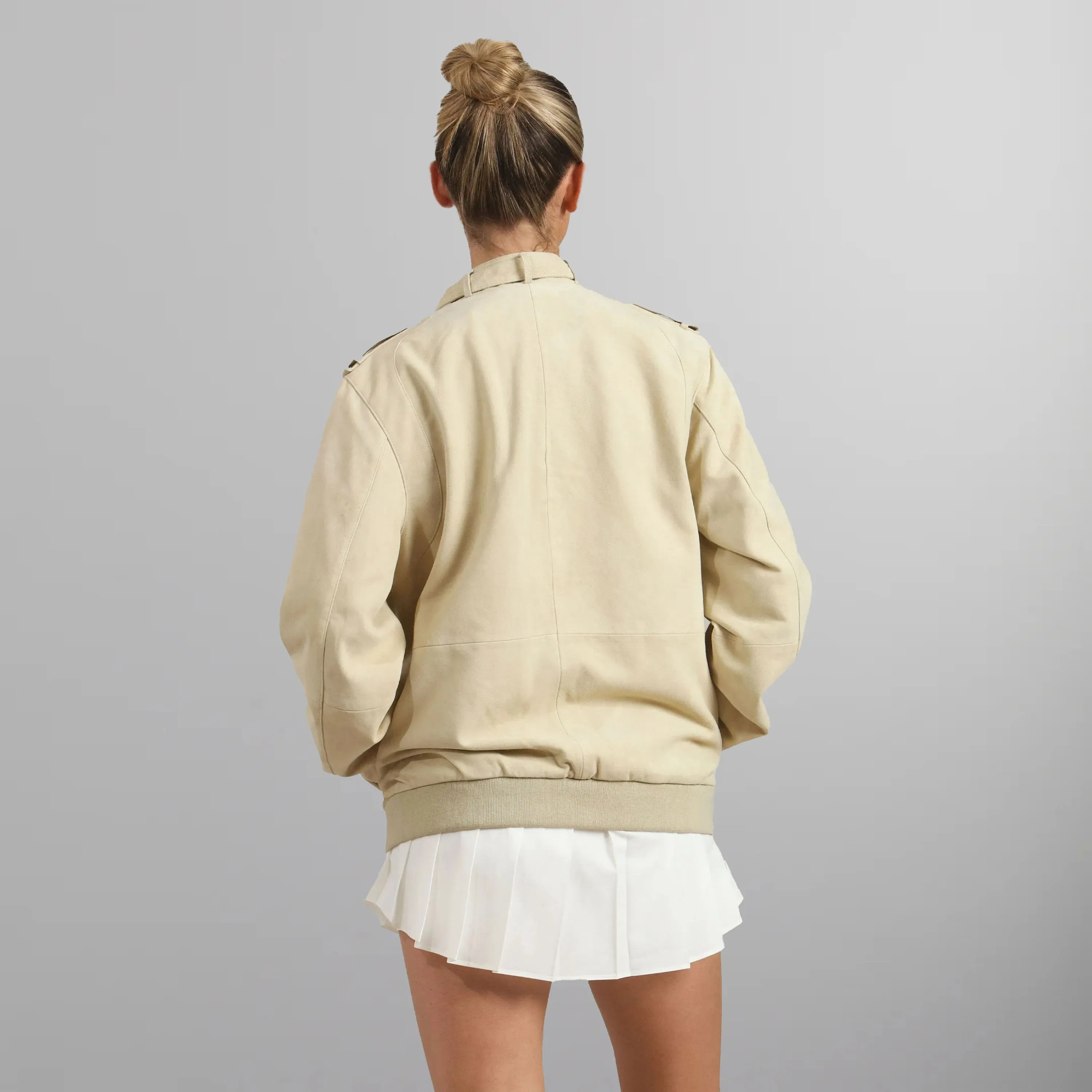 Women's Soft Suede Iconic Oversized Jacket