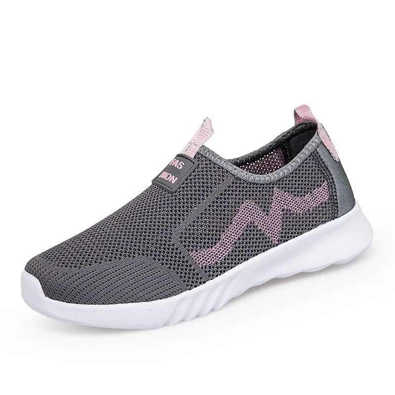 Women's stylish platform breathable tennis sneakers