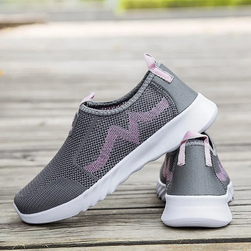 Women's stylish platform breathable tennis sneakers