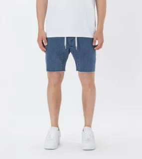 Zanerobe Sureshot Denim Short Stripped Indigo 604-NON